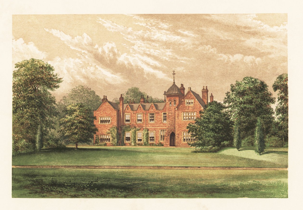 Lea Manor, Lincolnshire, England by Alexander Francis (after) Lydon