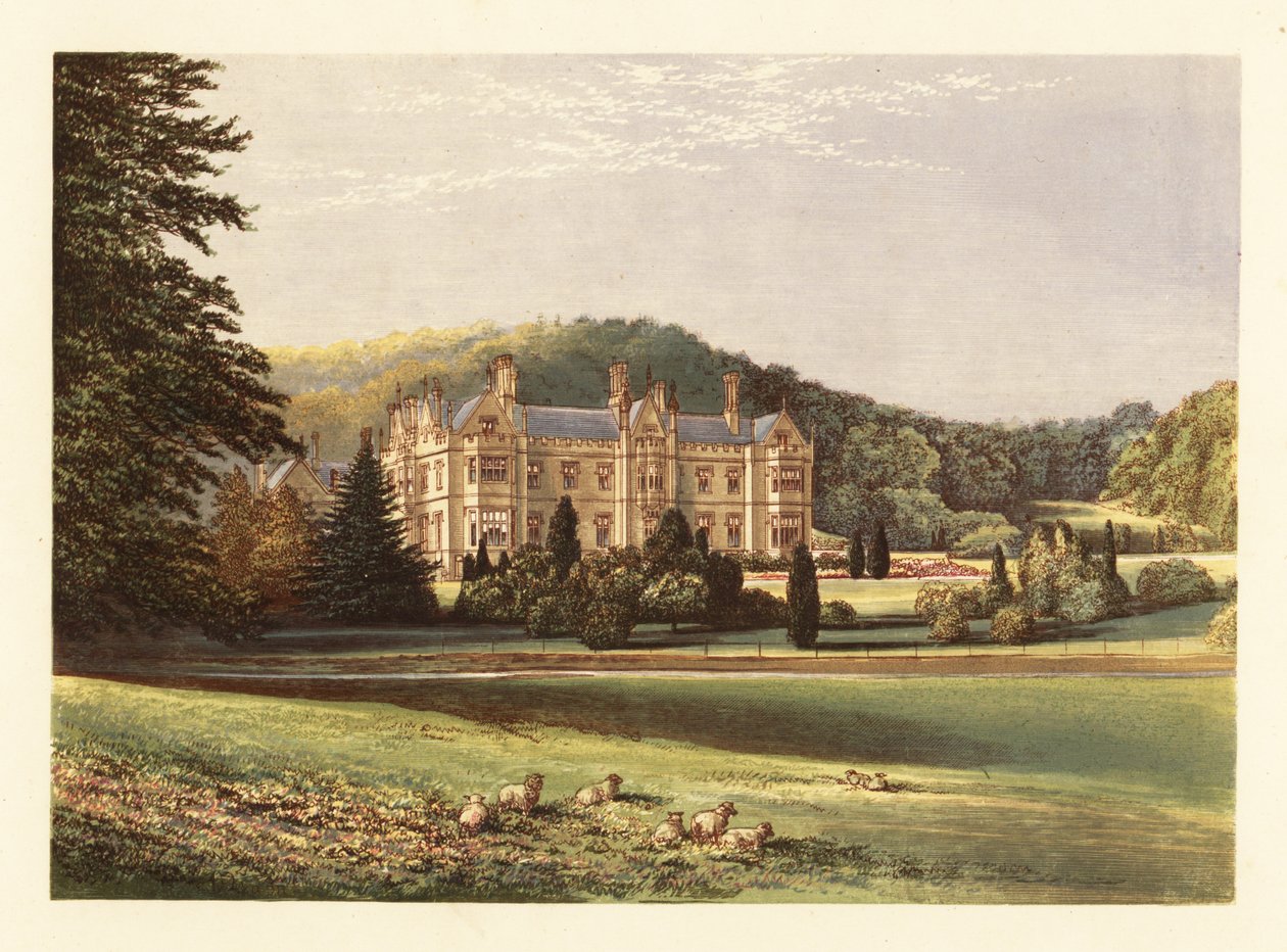 Mamhead, Devon, England, 1880 (engraving) by Alexander Francis (after) Lydon