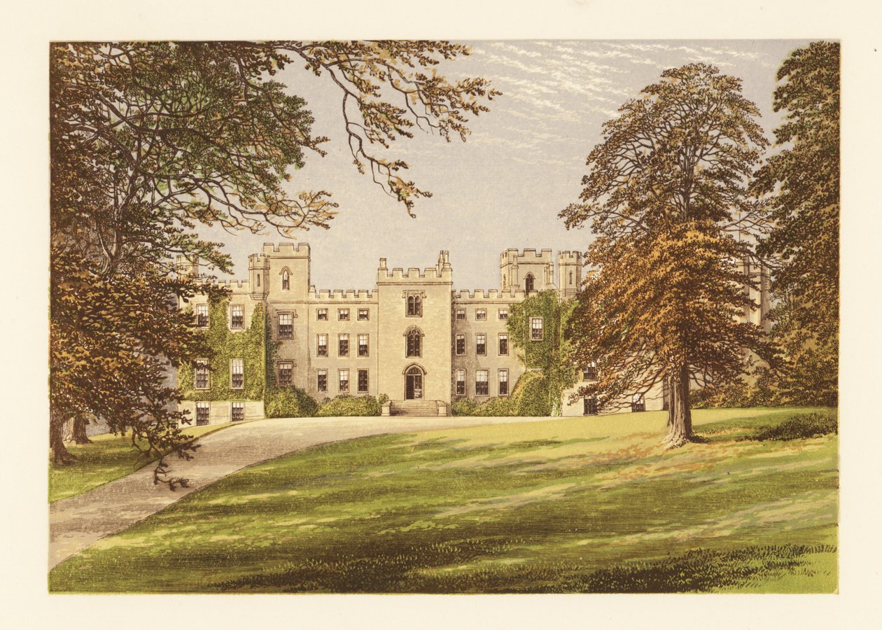 Mulgrave Castle, Yorkshire, England by Alexander Francis (after) Lydon