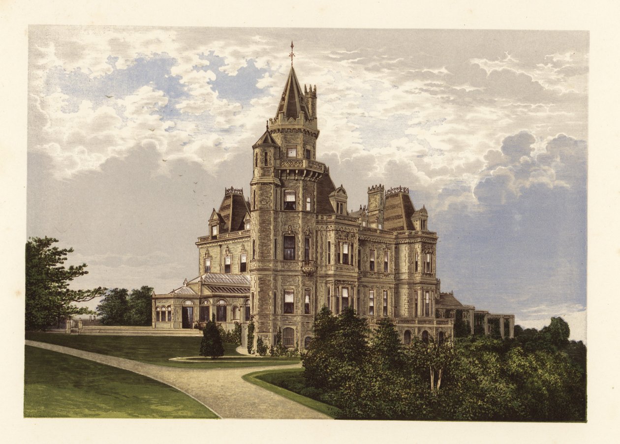 Normanhurst, Sussex, England, 1880 (engraving) by Alexander Francis (after) Lydon