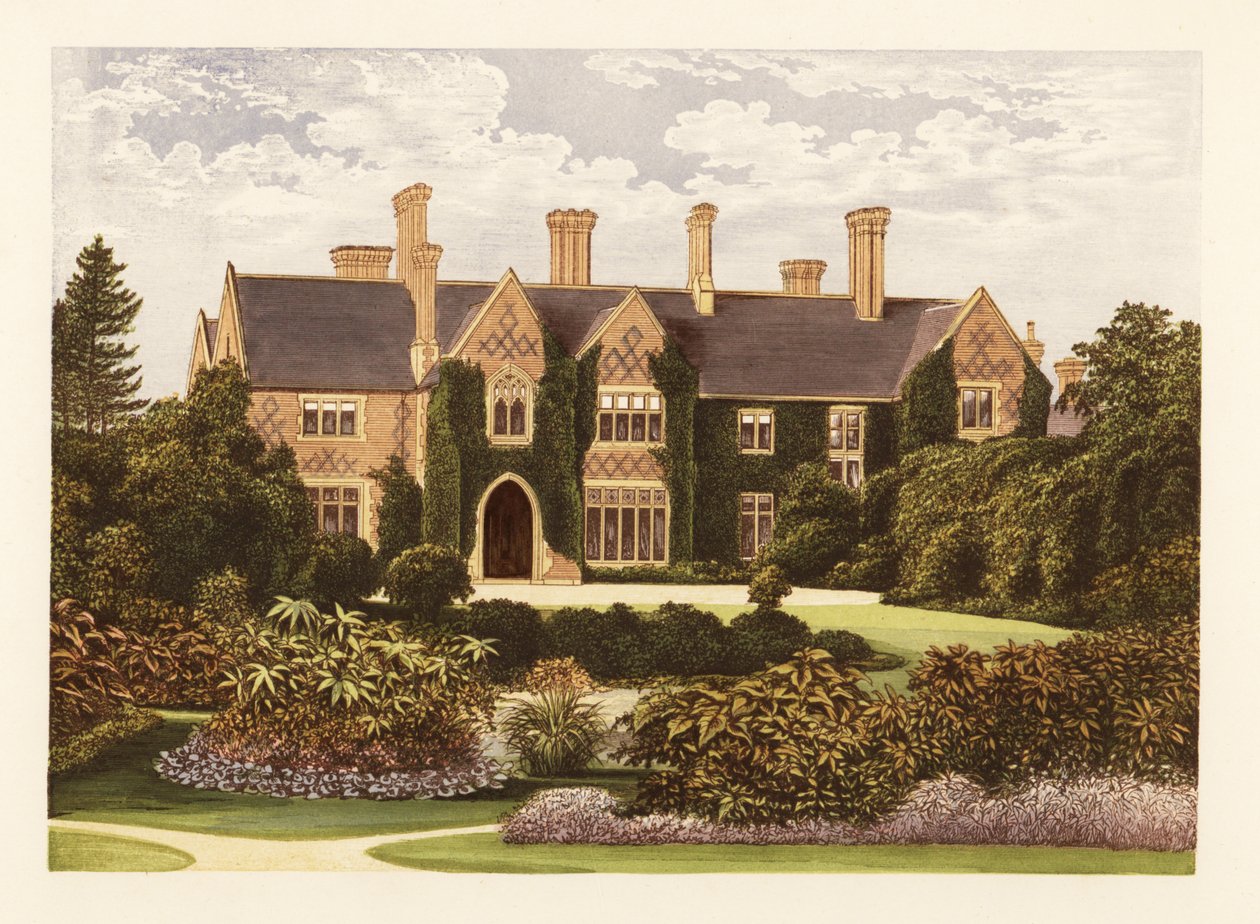 Oxley Manor, Staffordshire, England by Alexander Francis (after) Lydon