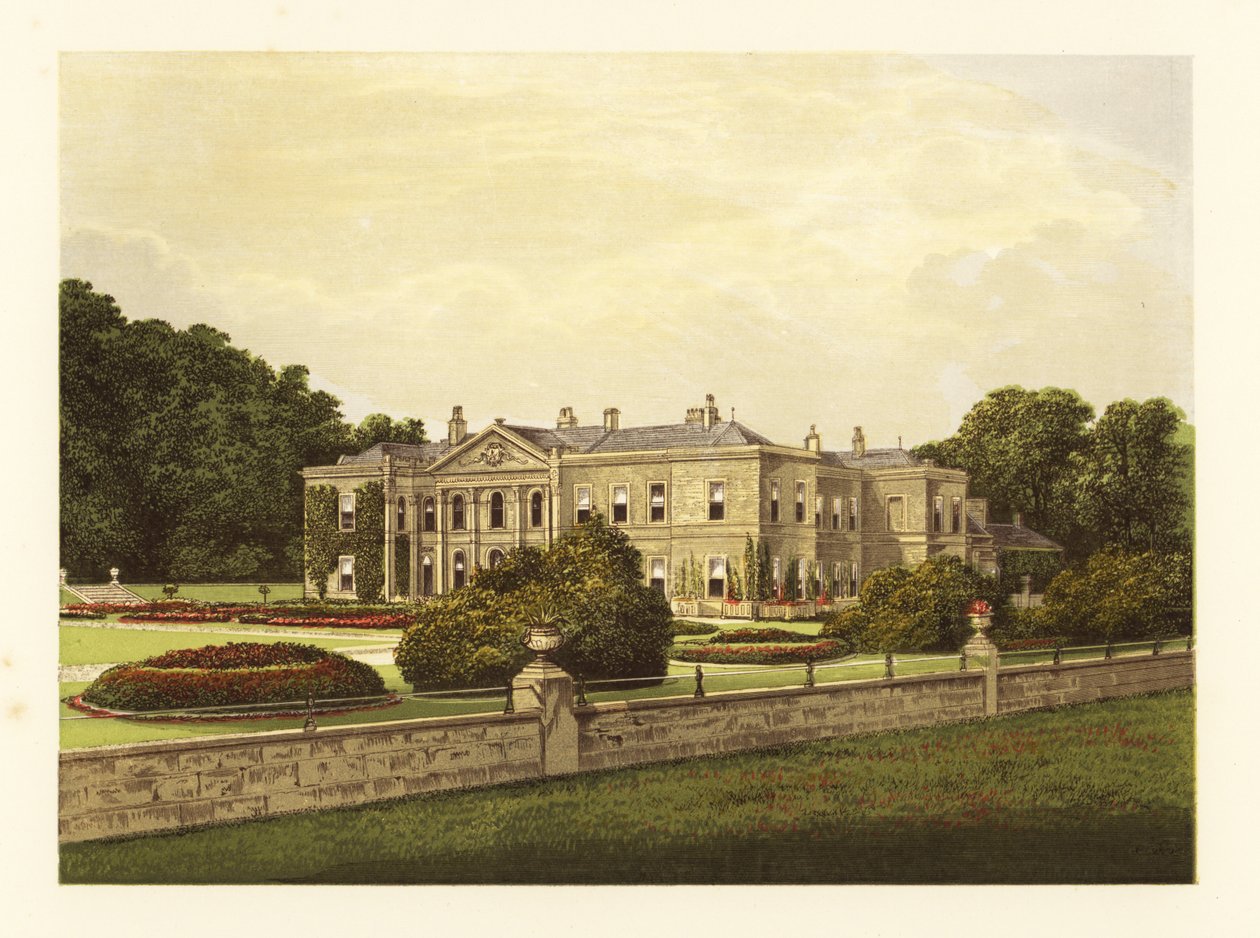 Studley Royal, Yorkshire, England by Alexander Francis (after) Lydon