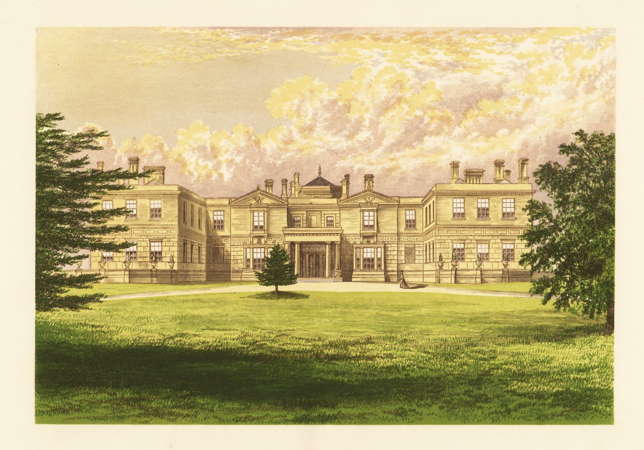 Swithland Hall, Leicestershire, England by Alexander Francis (after) Lydon