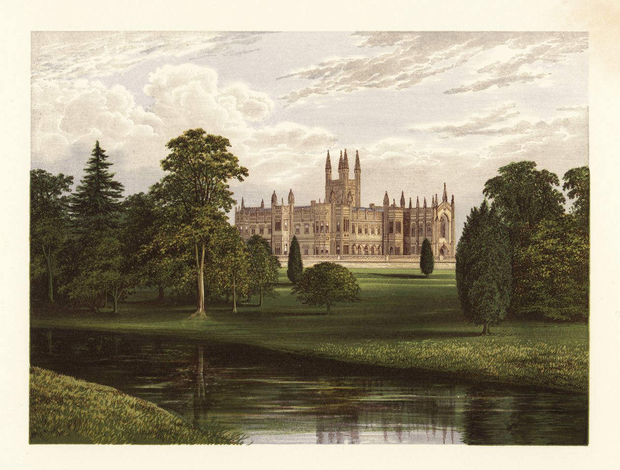 Toddington Manor, Gloucestershire, England by Alexander Francis (after) Lydon