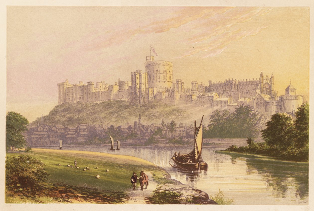 Windsor Castle, Berkshire, England by Alexander Francis (after) Lydon