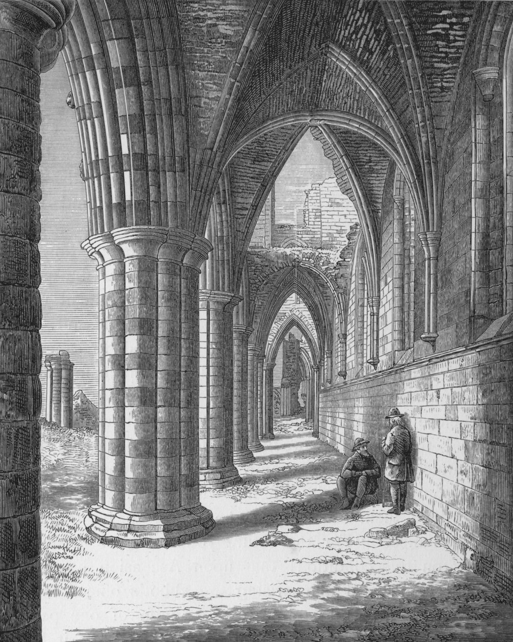 North Aisle, Whitby Abbey, c1880 by Alexander Francis Lydon