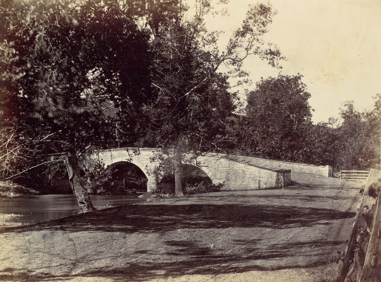 Burnside Bridge, Across the Antietam, near Sharpsburg, No. 1, September 1862 by Alexander Gardner