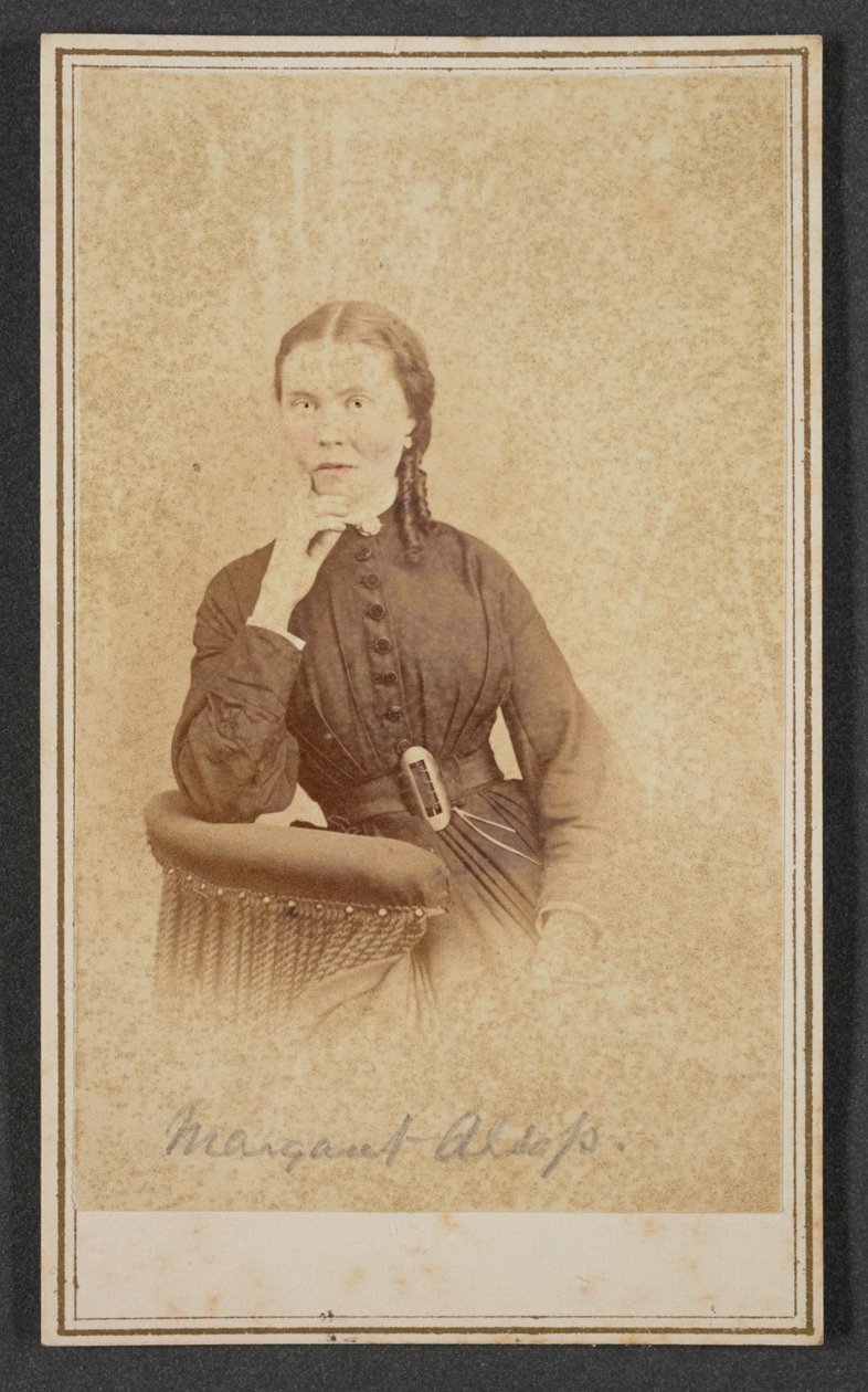 Carte-de-visite Portrait of Margaret Alsop, ca. 1865 by Alexander Gardner
