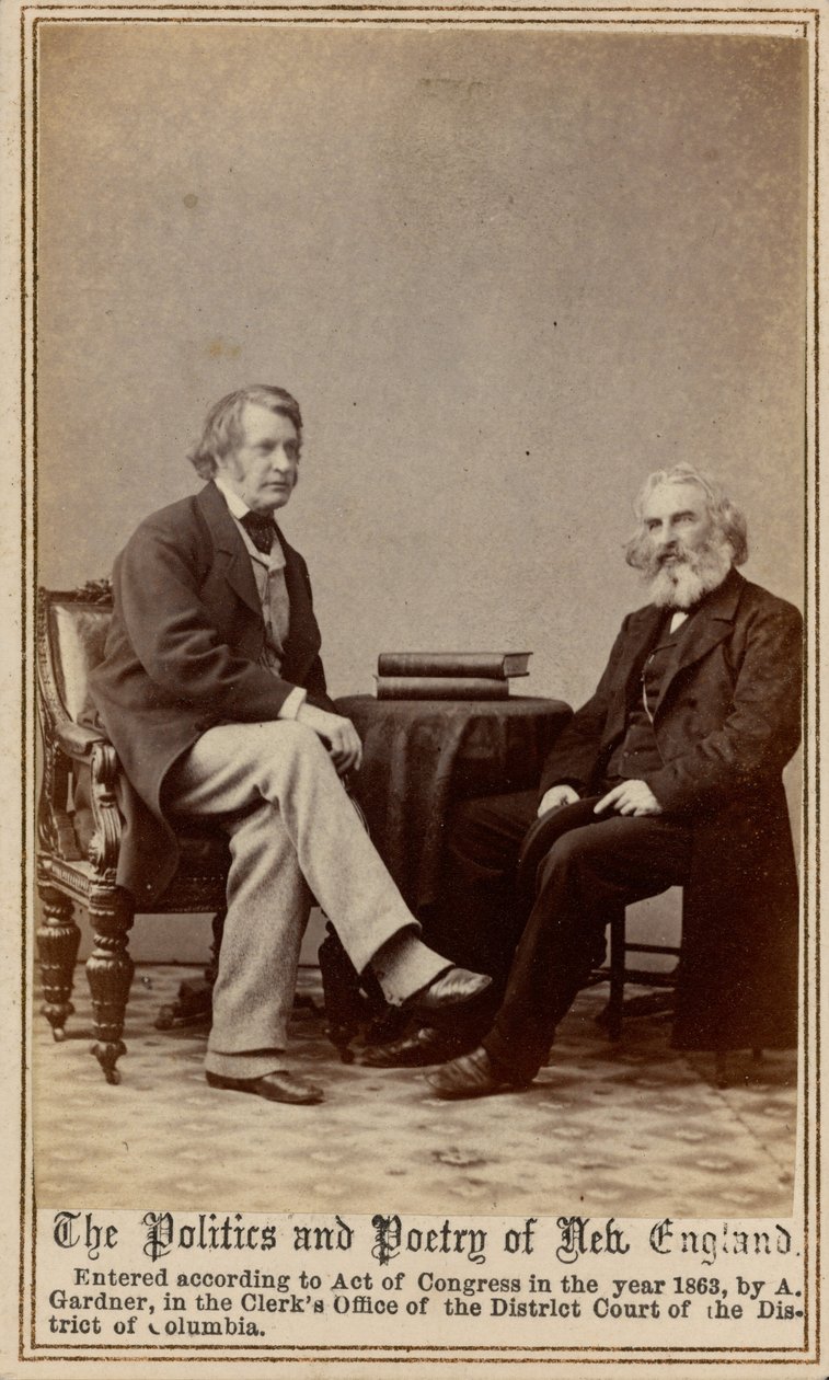 The Politics and Poetry of New England, 1863 by Alexander Gardner