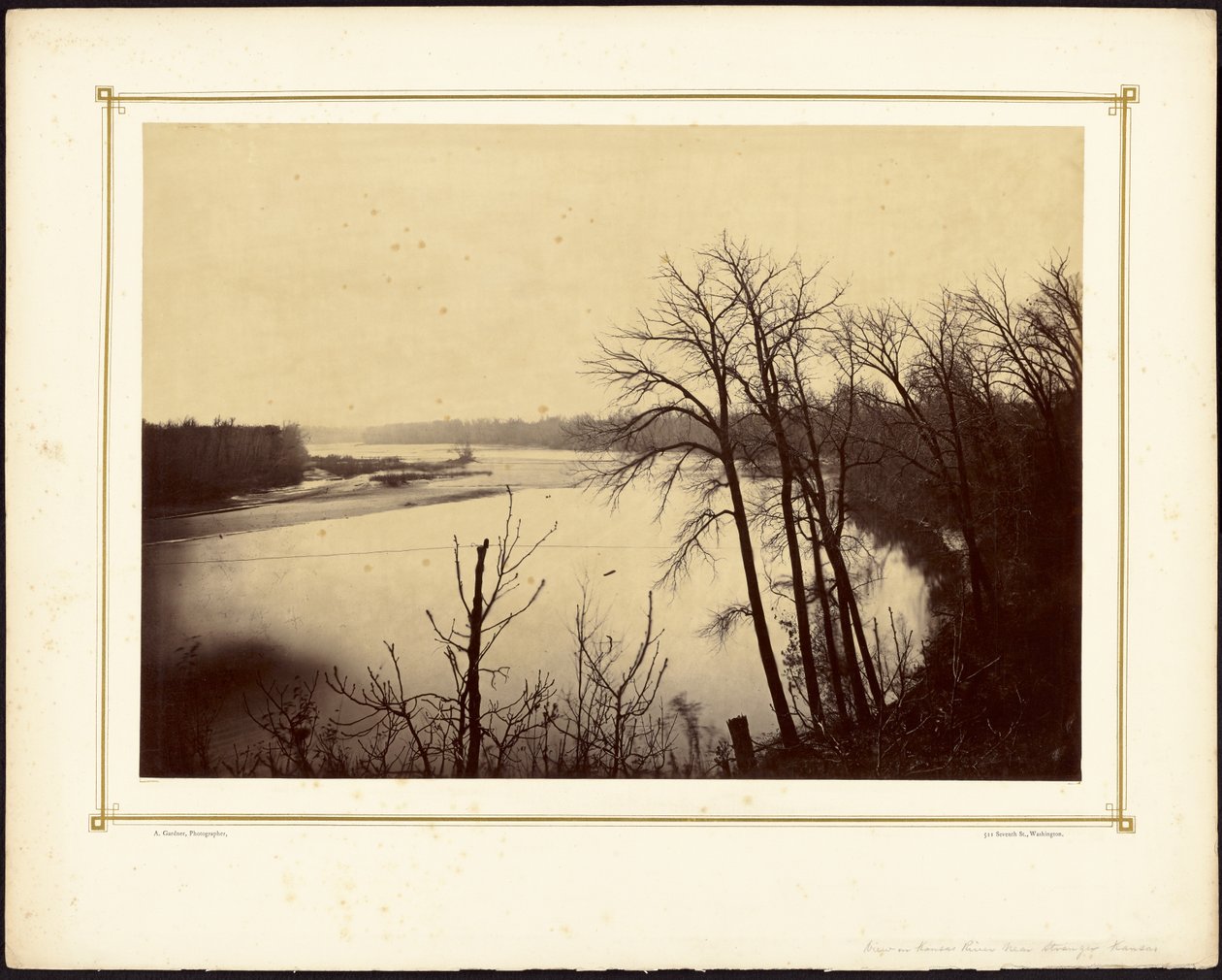 View on Kansas River Near Stranger, Kansas
