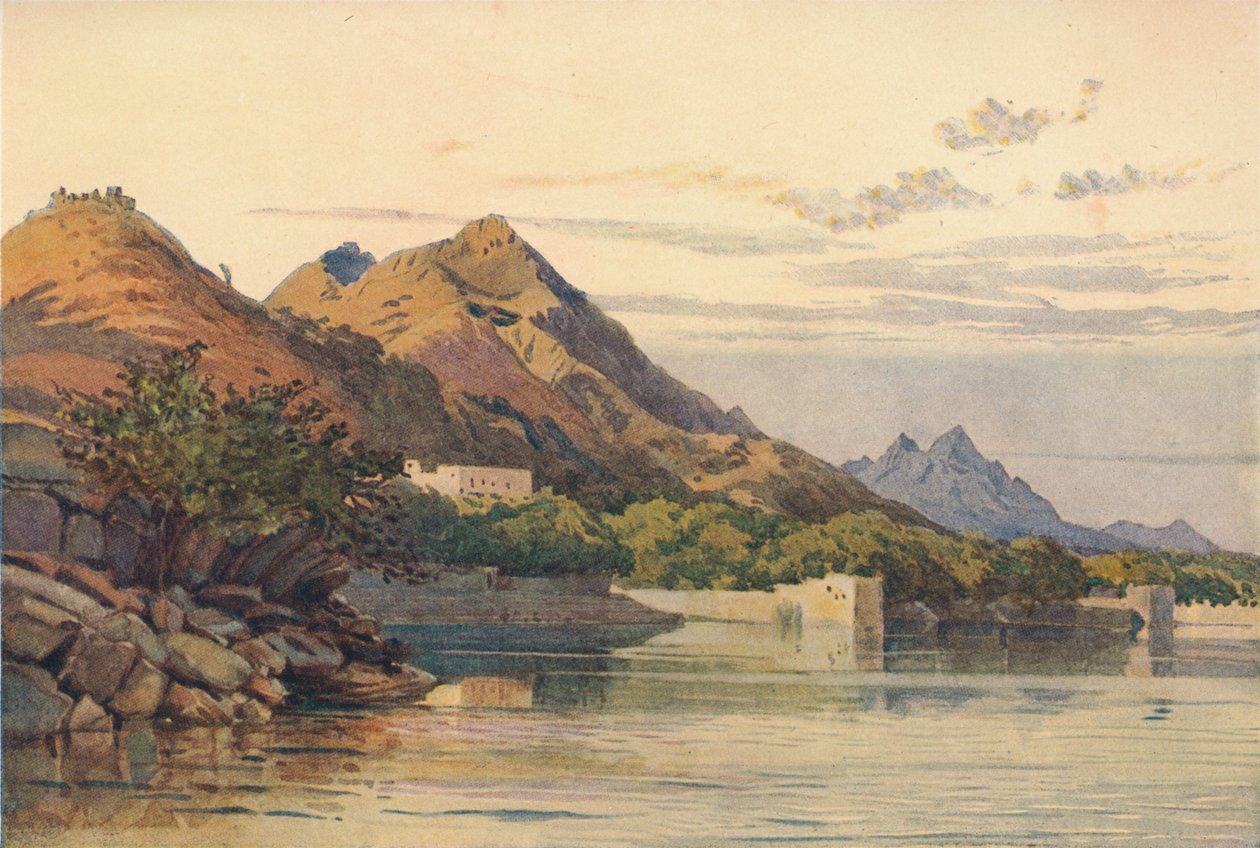 The Ana Sagar, Ajmere, c1880-1905 by Alexander Henry Hallam Murray