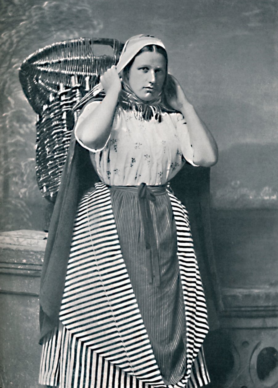 A Newhaven fishwife, Scotland, 1912 by Alexander Inglis