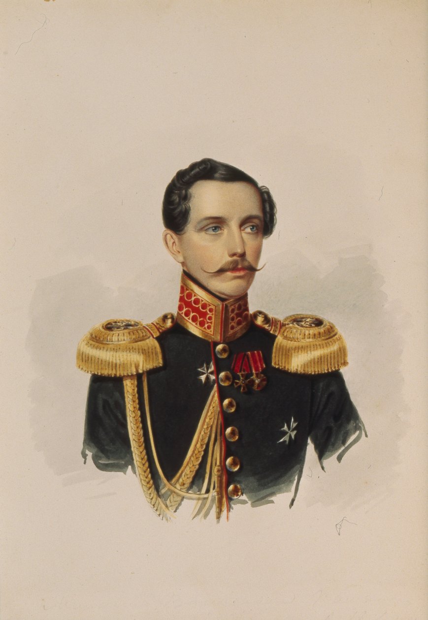Portrait of Mikhail Vasilyevich Pashkov by Alexander Ivanovich Klünder
