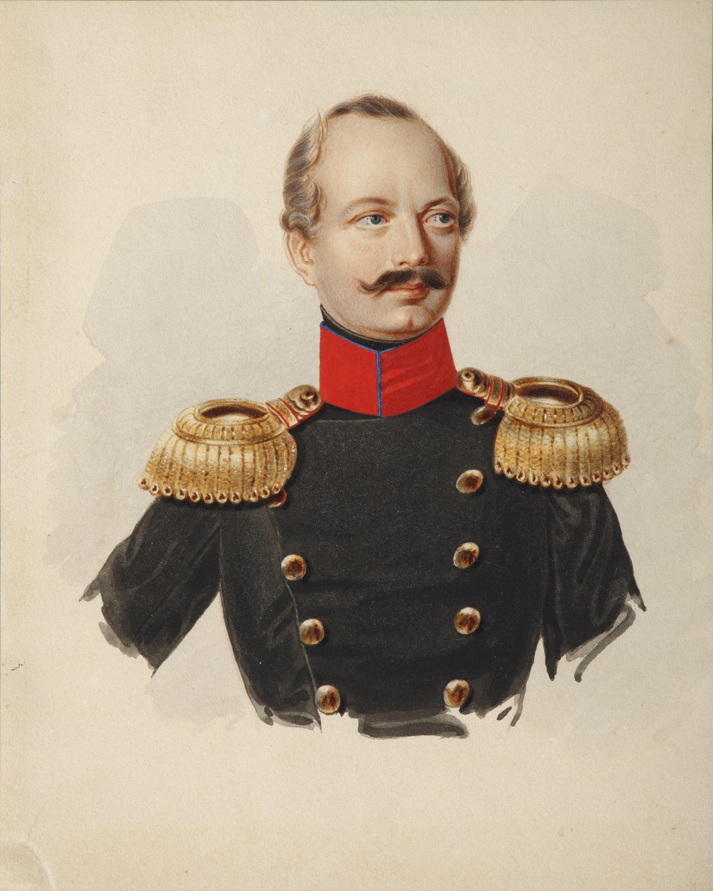 Portrait of Nikolay Fyodorovich Plautin by Alexander Ivanovich Klünder
