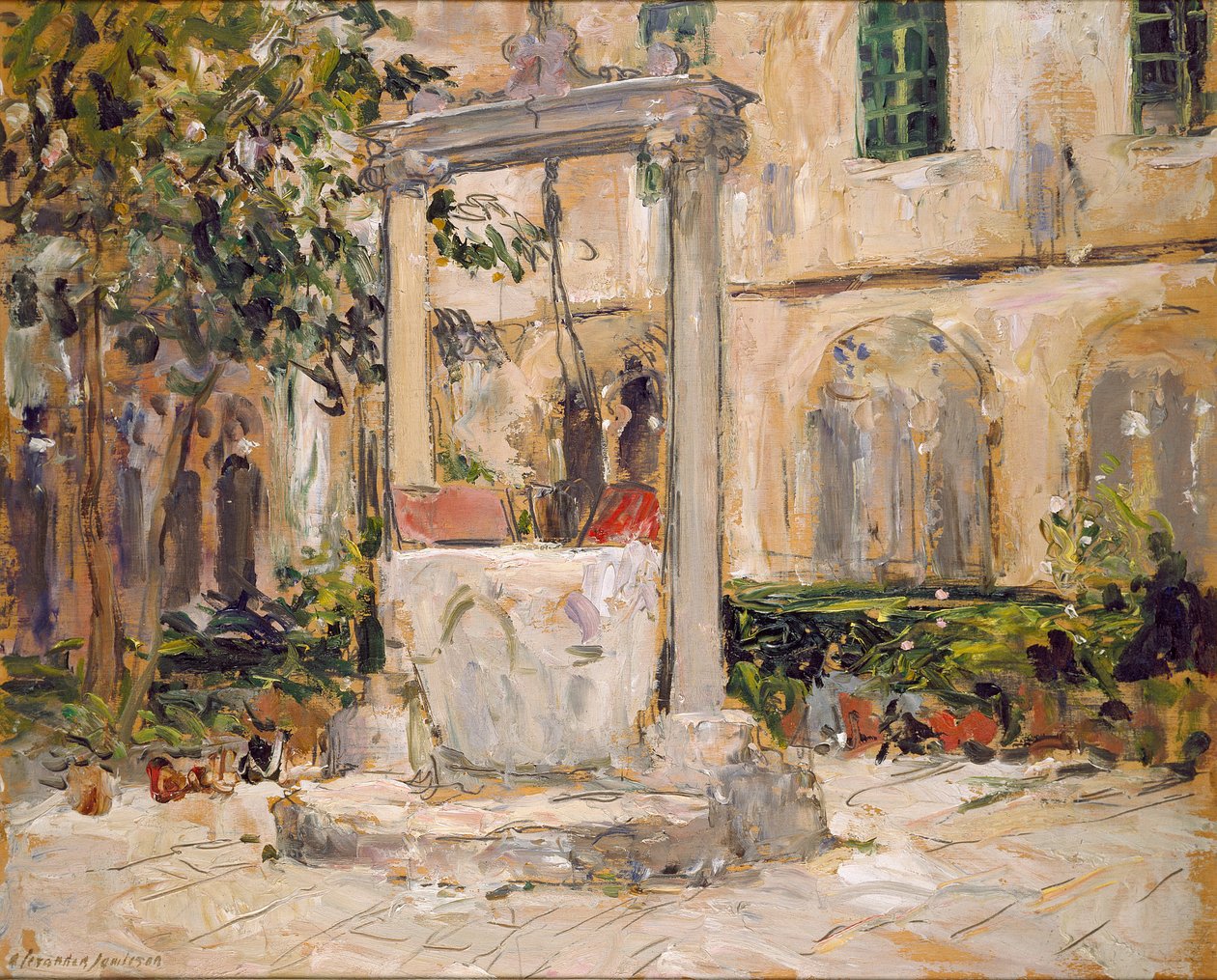 Cloister of the Dominican Monastery, Dubrovnik by Alexander Jamieson