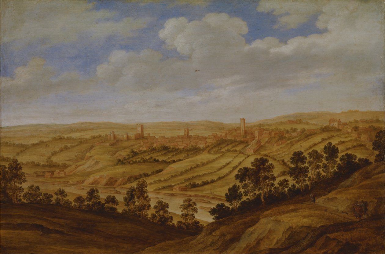 Richmond Castle, Yorkshire by Alexander Keirincx