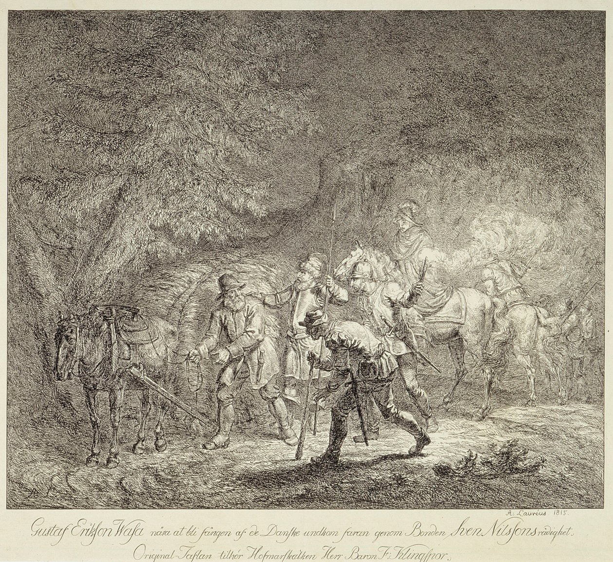 Gustav Vasa in a Straw Load by Alexander Lauréus