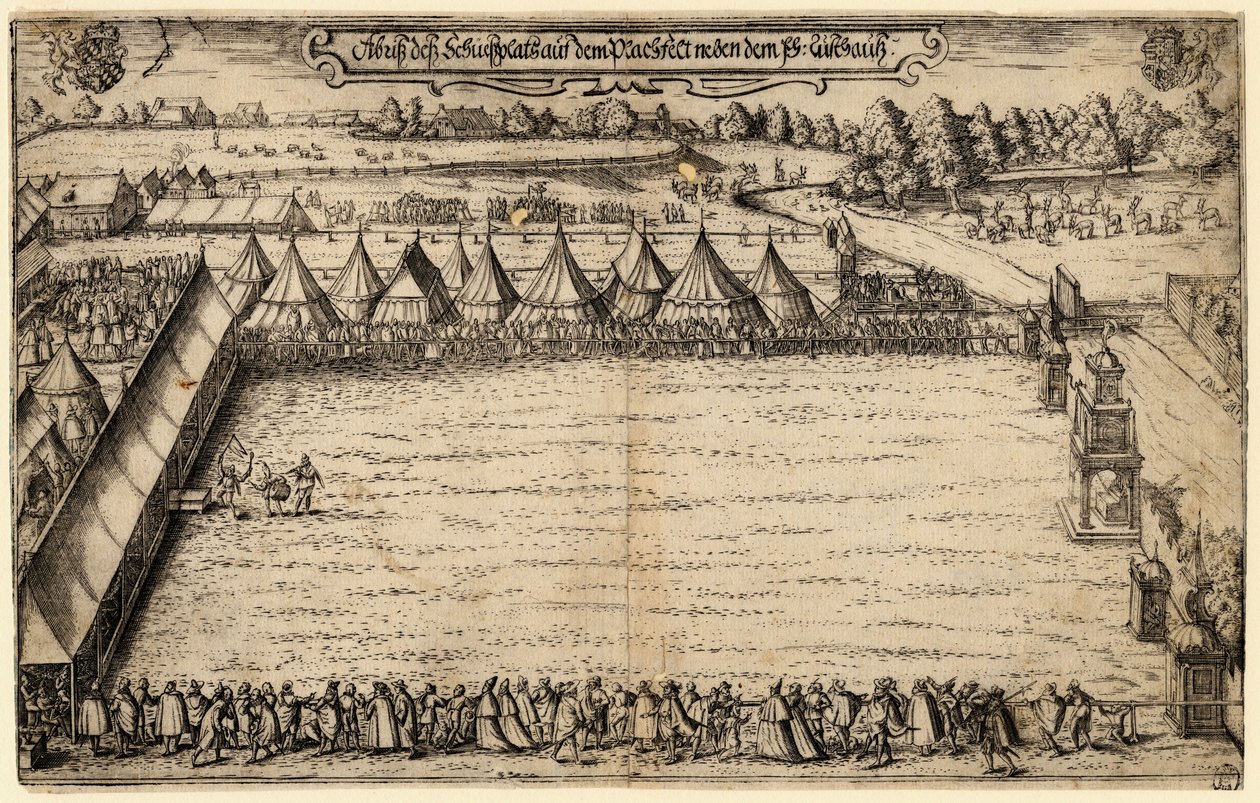 The Crossbow Archers in Munich, 1599 by Alexander Mair