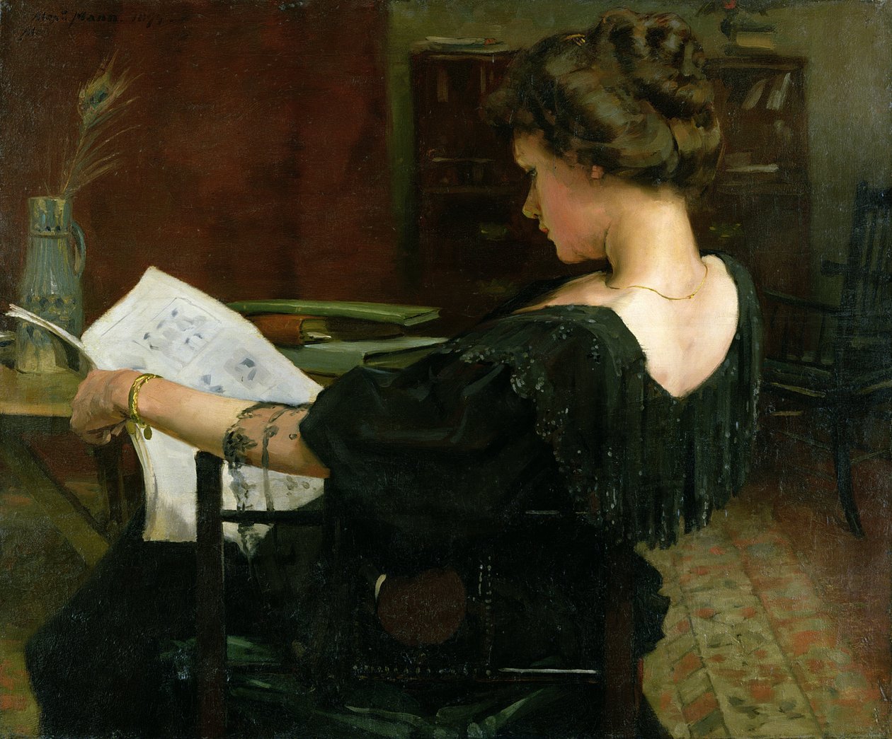 Portrait of Helen Gow by Alexander Mann