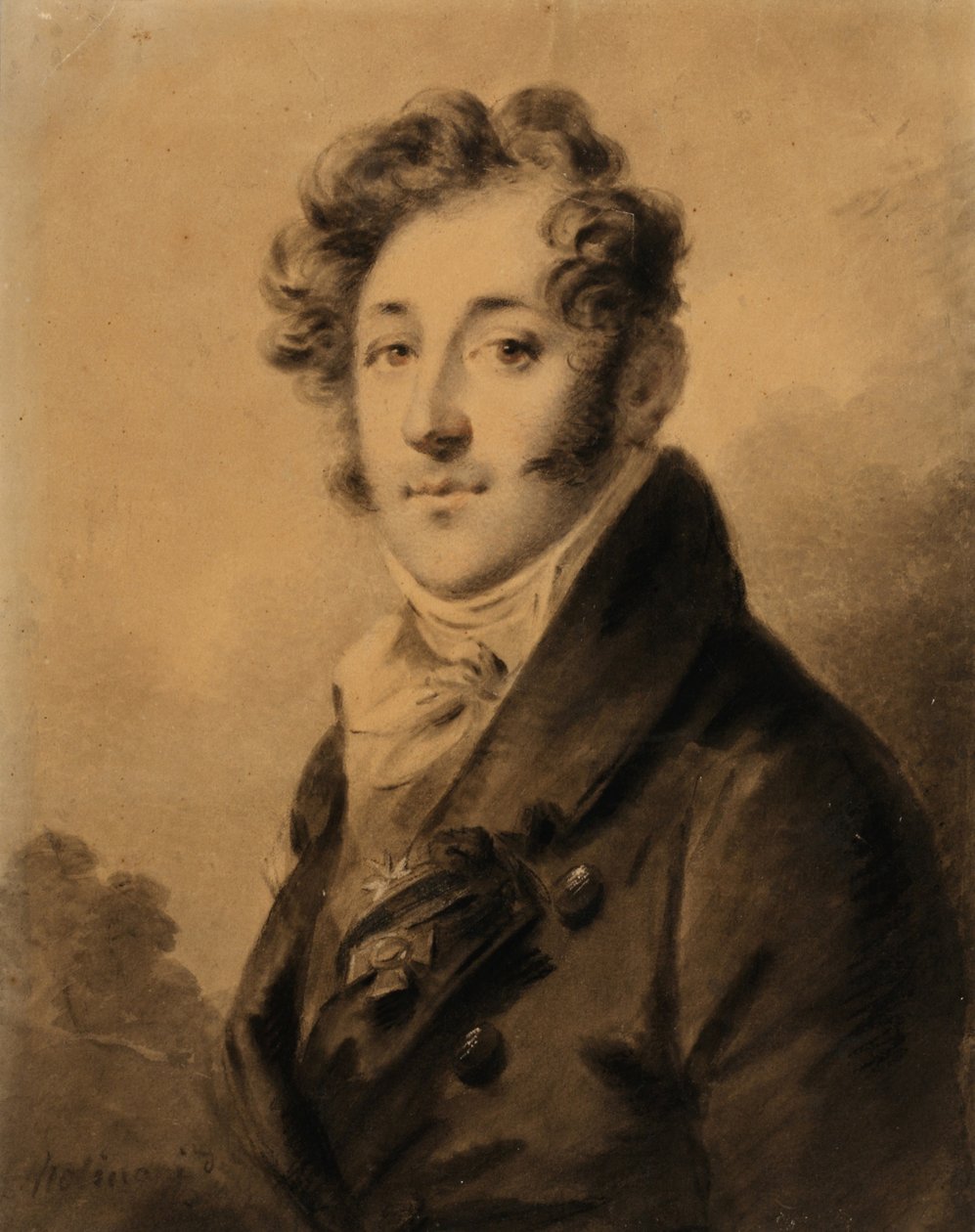 Portrait of Konstantin Yakovlevich Bulgakov by Alexander Molinari