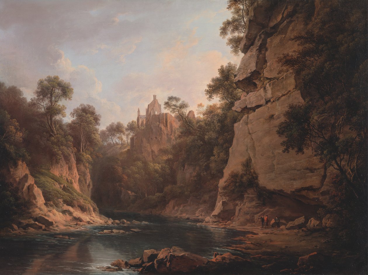 Hawthornden Castle, Near Edinburgh, Between 1820 and 1822 by Alexander Nasmyth