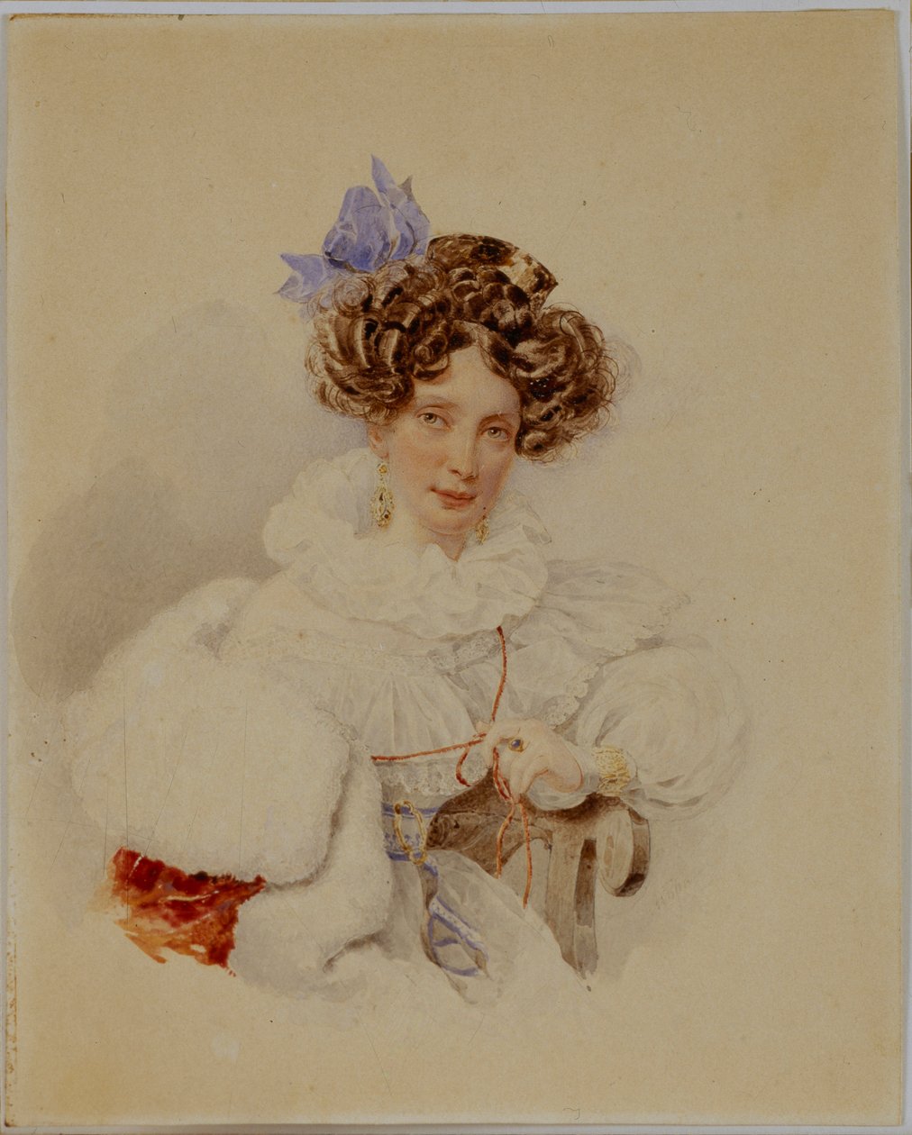 Portrait of Yekaterina Pavlovna Bakunina by Alexander Pavlovich Briullov