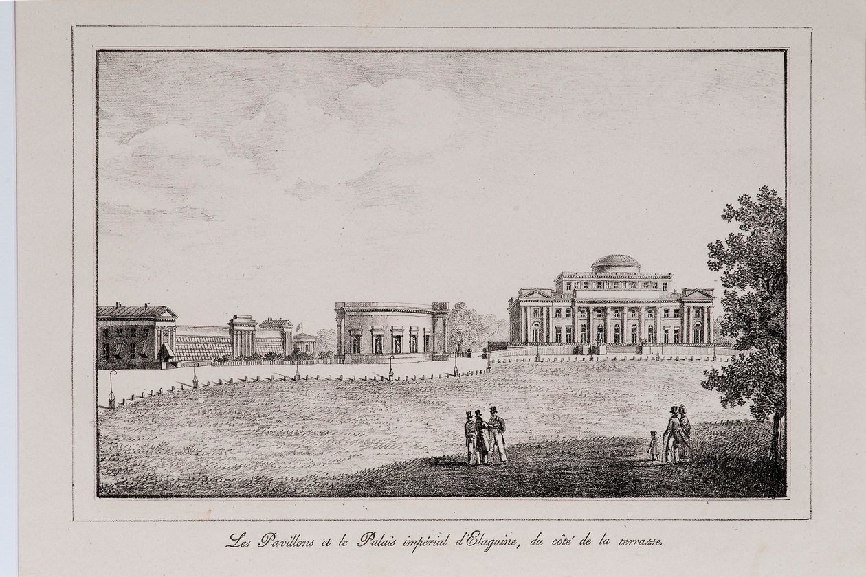 The Yelagin Palace at Saint Petersburg Series Views of Saint Petersburg by Alexander Pluchart