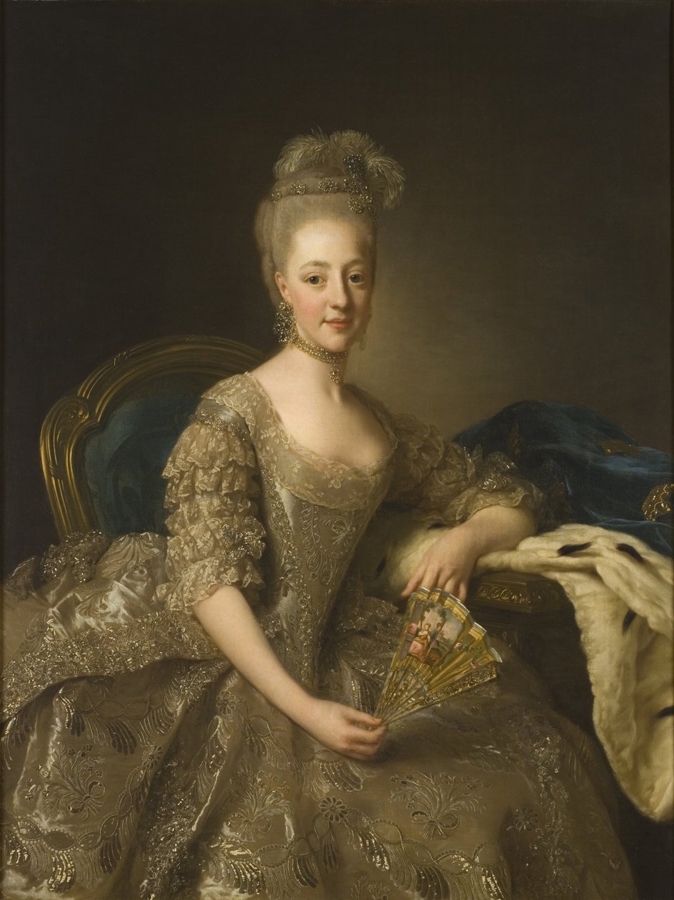 Hedvig Elisabet Charlotta (1759-1818), Princess of Sweden, Duchess of Södermanland, later Queen of Sweden and Norway by Alexander Roslin