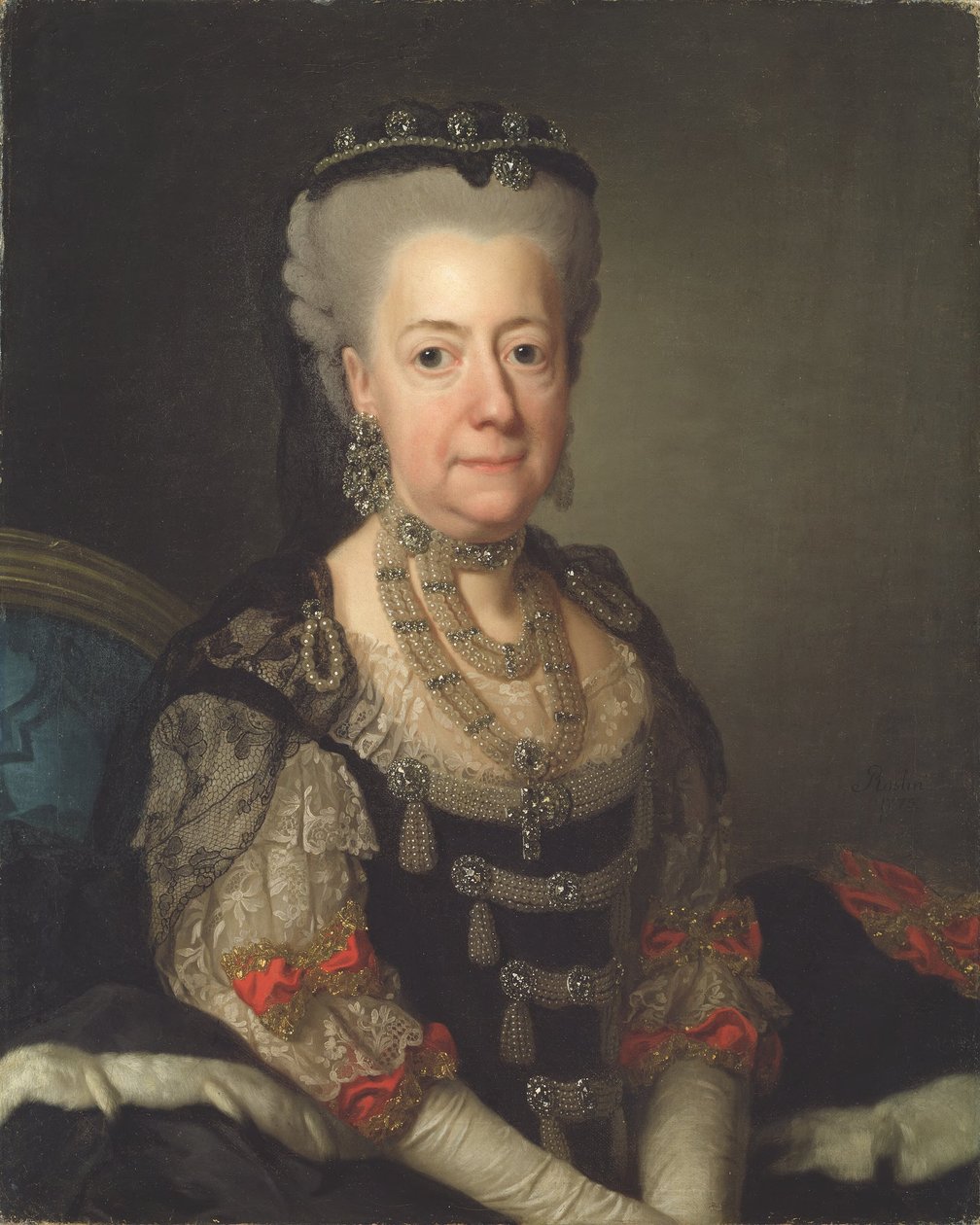 Lovisa Ulrika (1720-1782), Dowager Queen of Sweden by Alexander Roslin