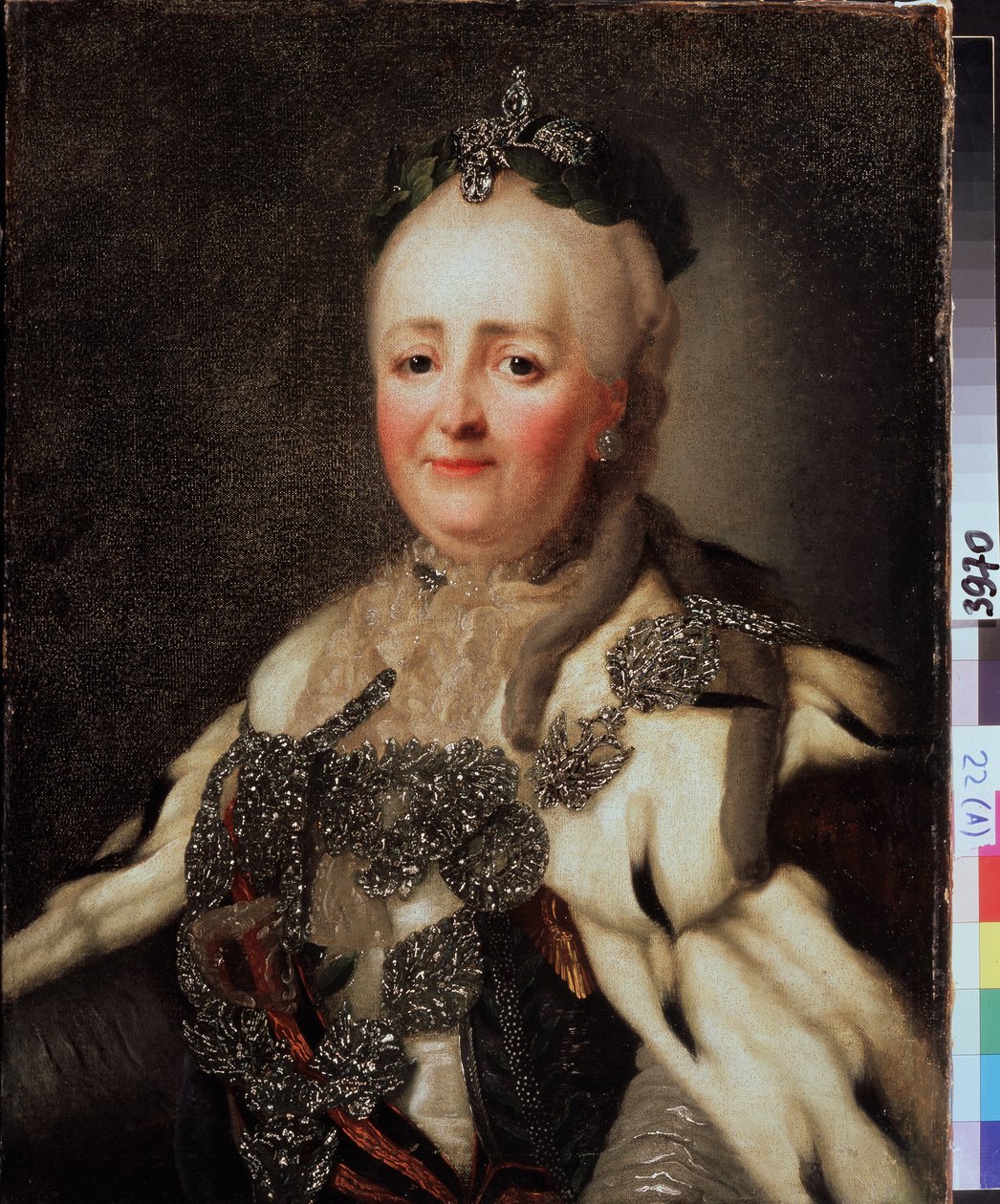 Portrait of Catherine II (1729-1796), Empress of Russia by Alexander Roslin