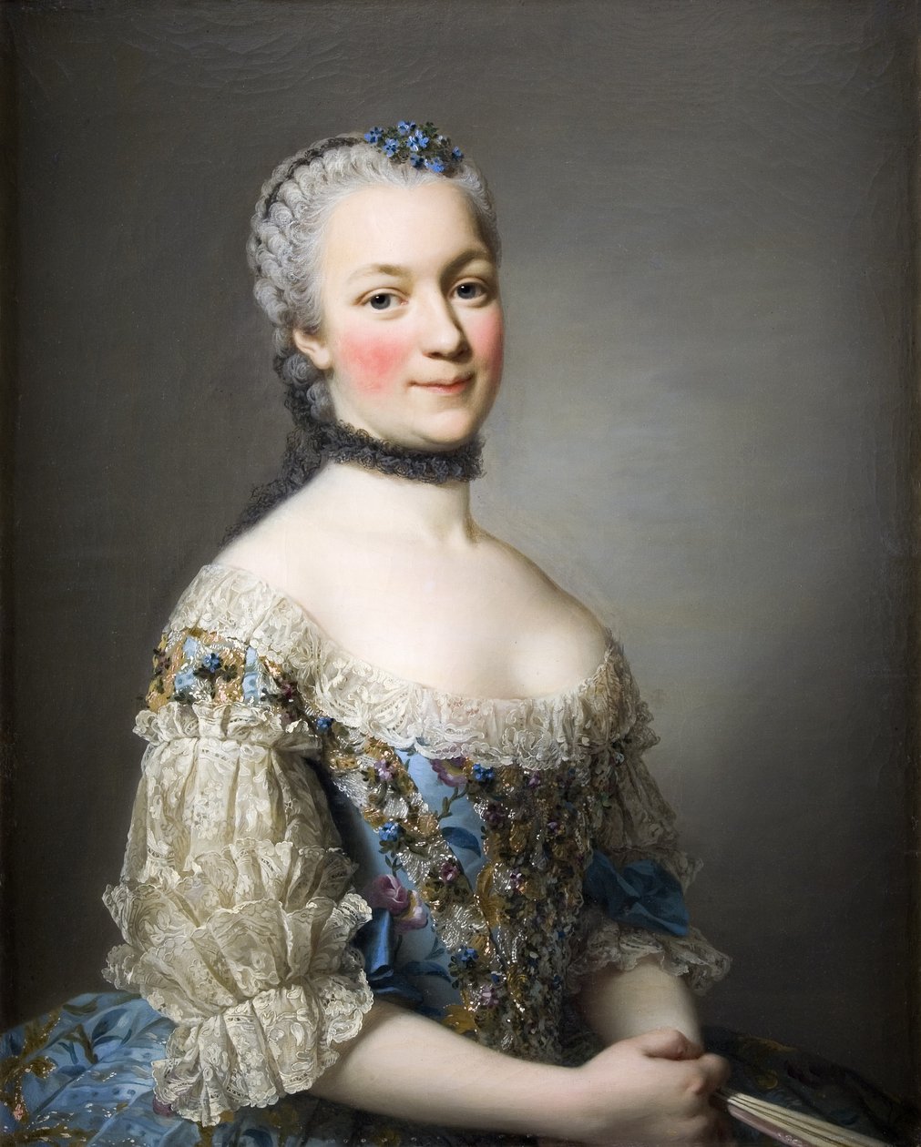 Portrait of Katarzyna Mniszech, née Zamoyska by Alexander Roslin