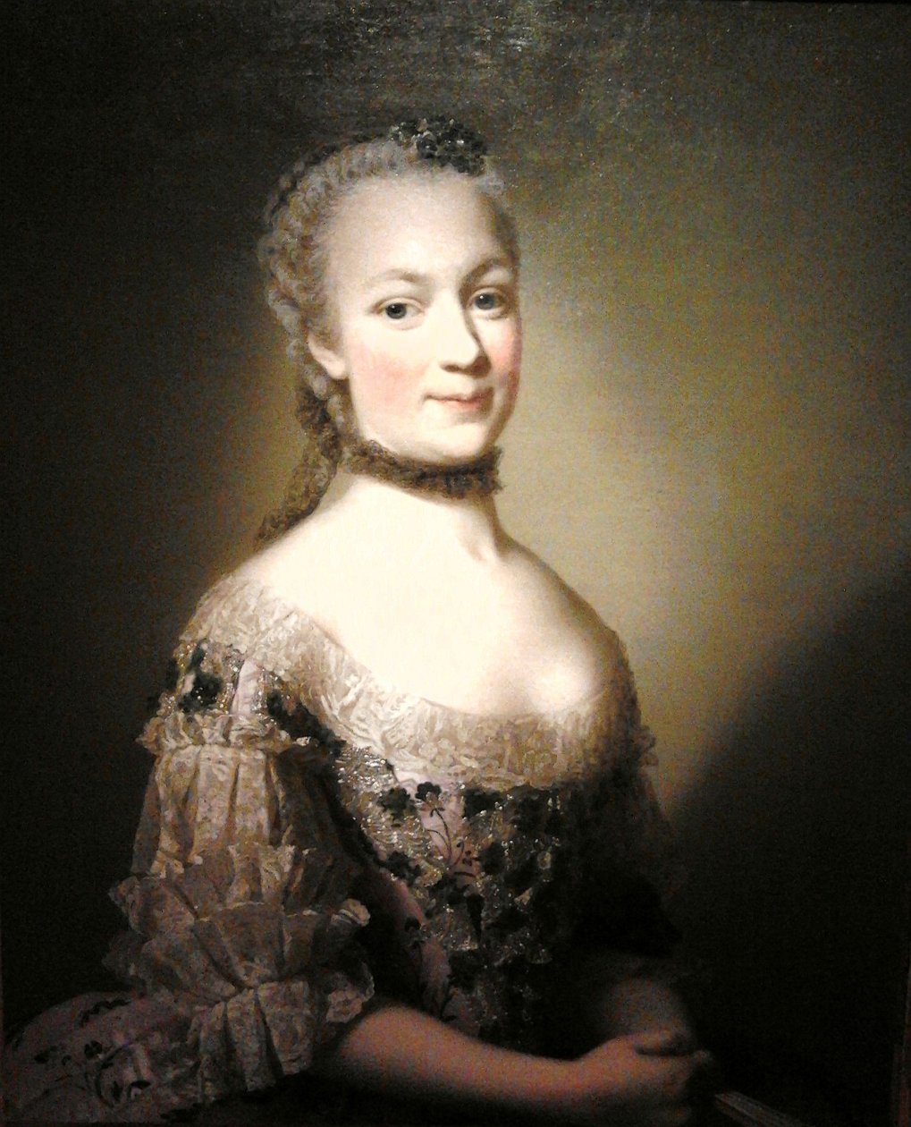 Portrait of Katarzyna Mniszech née Zamoyska by Alexander Roslin
