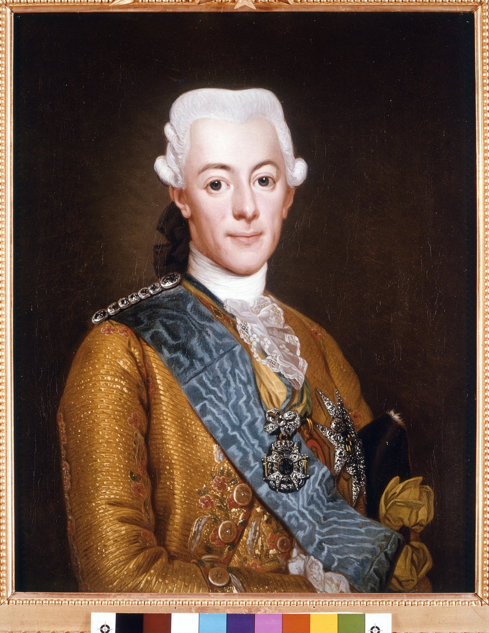 Portrait of King Gustave III of Sweden (Gustav III) (1746-1792) by Alexander Roslin