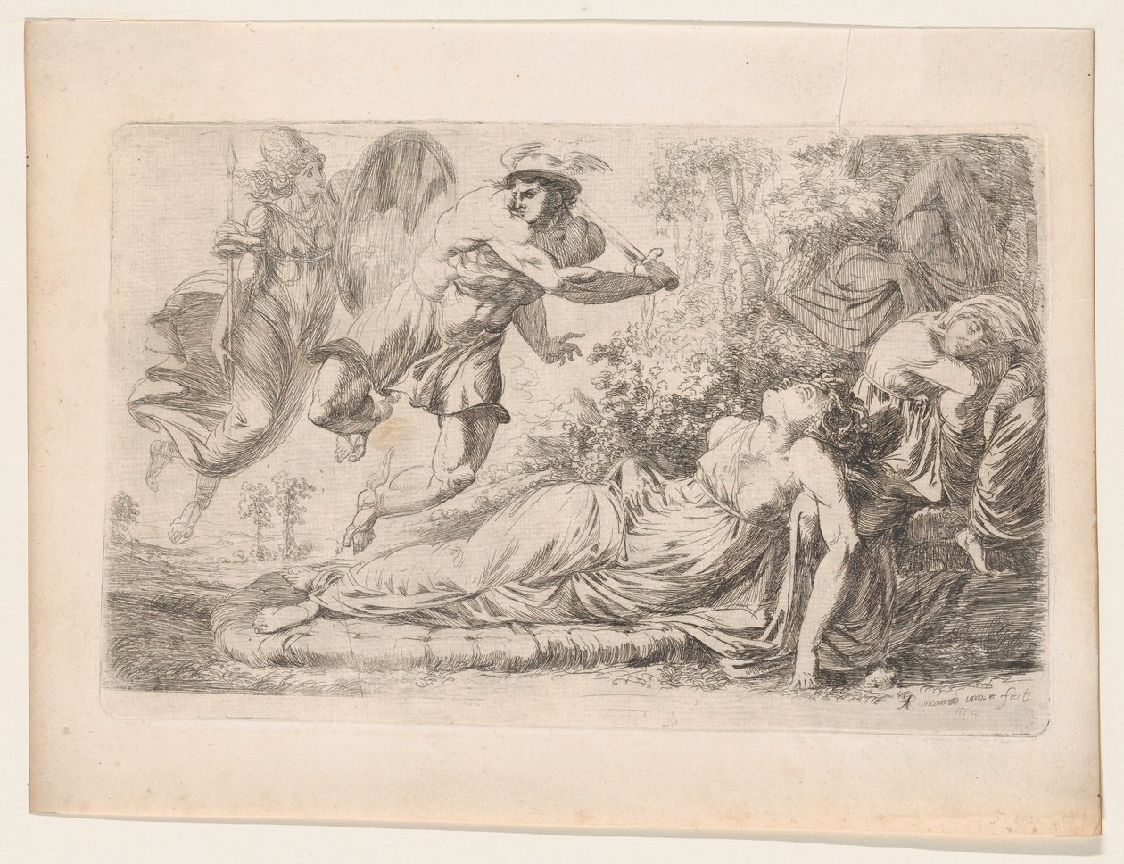 Perseus and the Sleeping Medusa by Alexander Runciman
