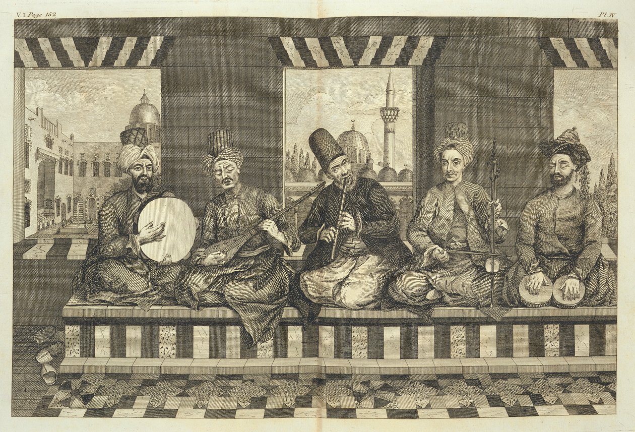Syrian Musicians, plate 4 from 