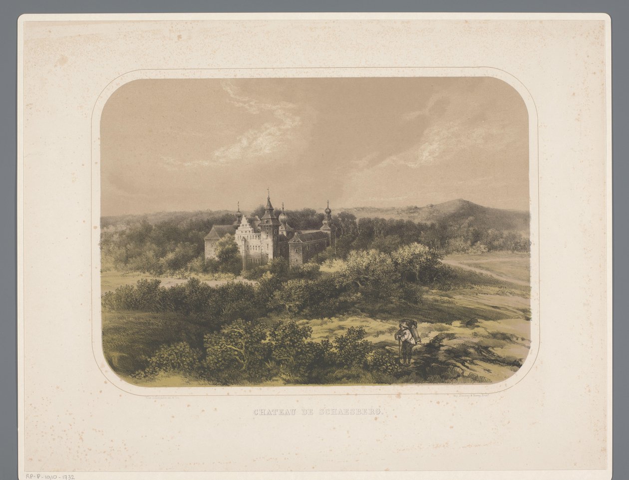 Castle Schaesberg (Rolduc and Its Surroundings) by Alexander Schaepkens