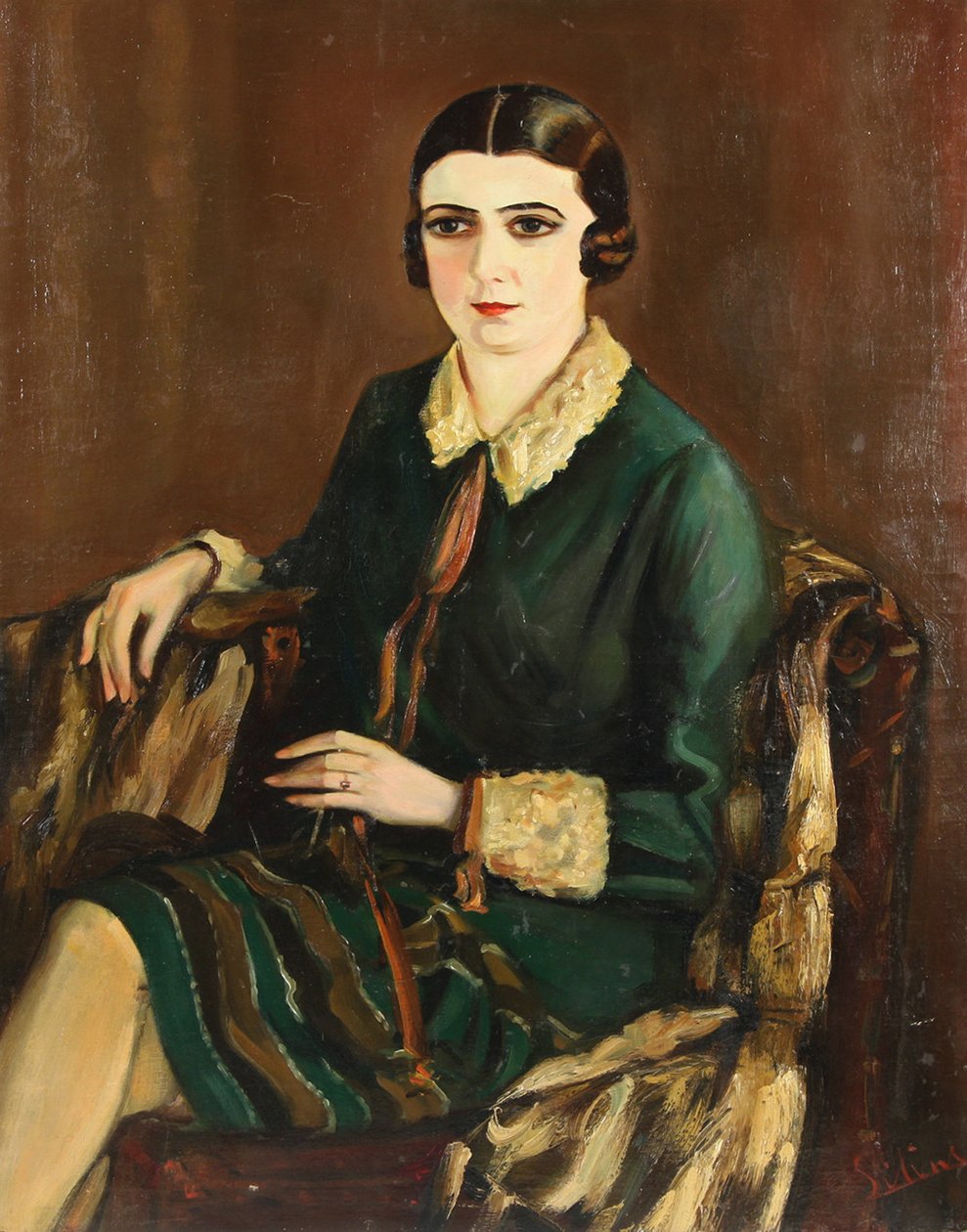 Portrait of Lilya Brik, 1921 by Alexander Silins