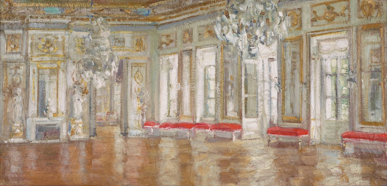 The White Hall, c. 1907 by Alexander Valentinovich Sredin