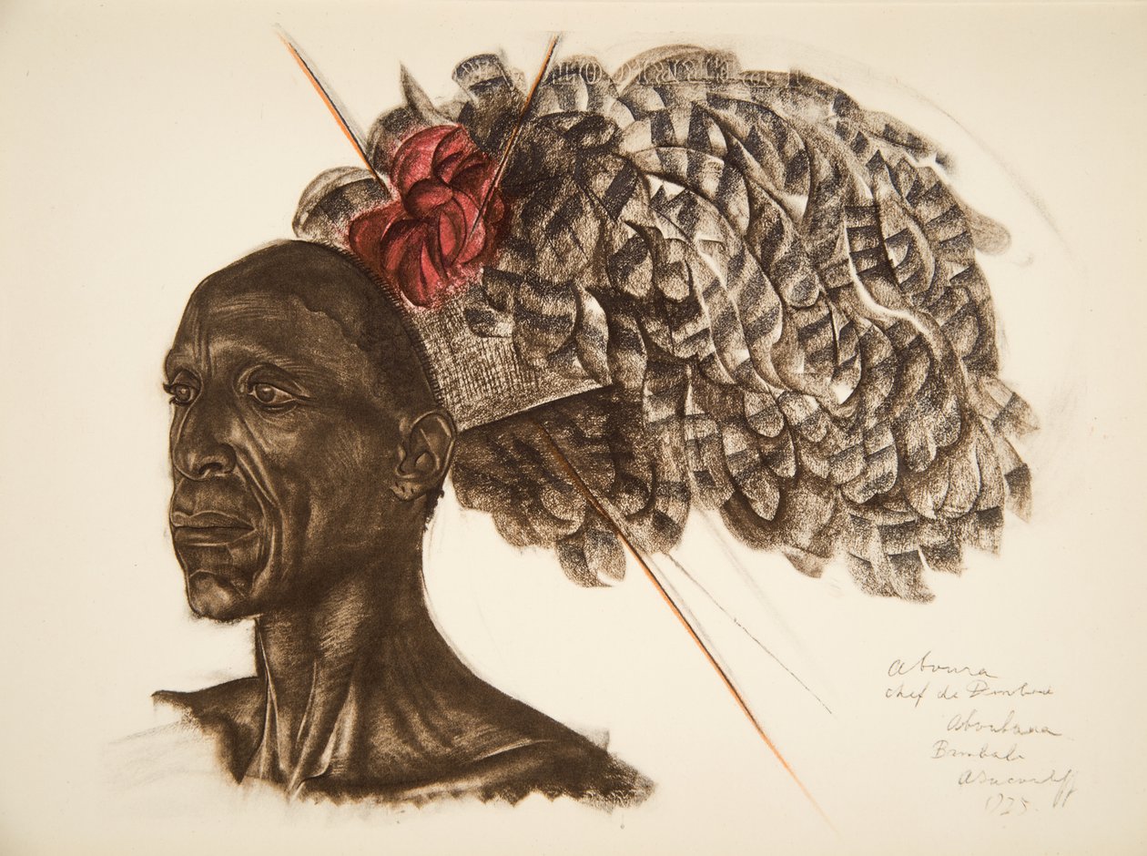 Aboura, Chief Ababoua (Bambili), from Dessins et Peintures d