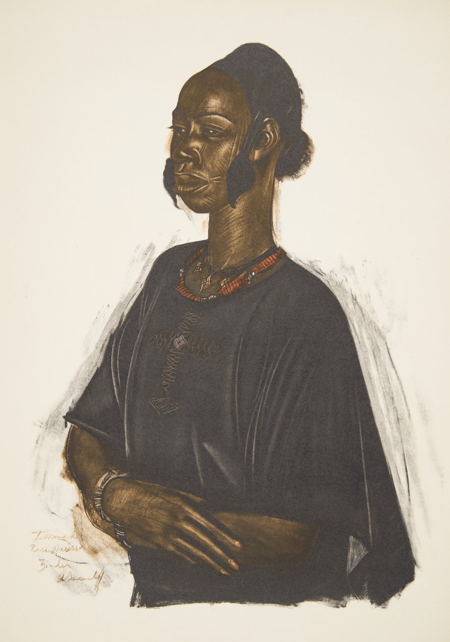 Haoussa Woman (Zinder), from Dessins et Peintures d