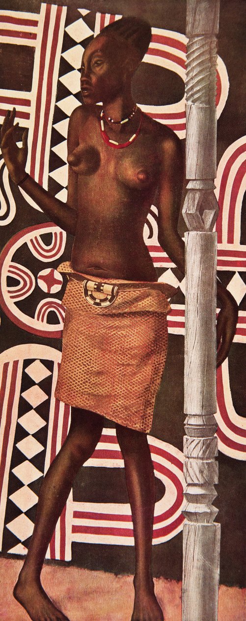 Molende, the Mangbetou, from Dessins et Peintures d