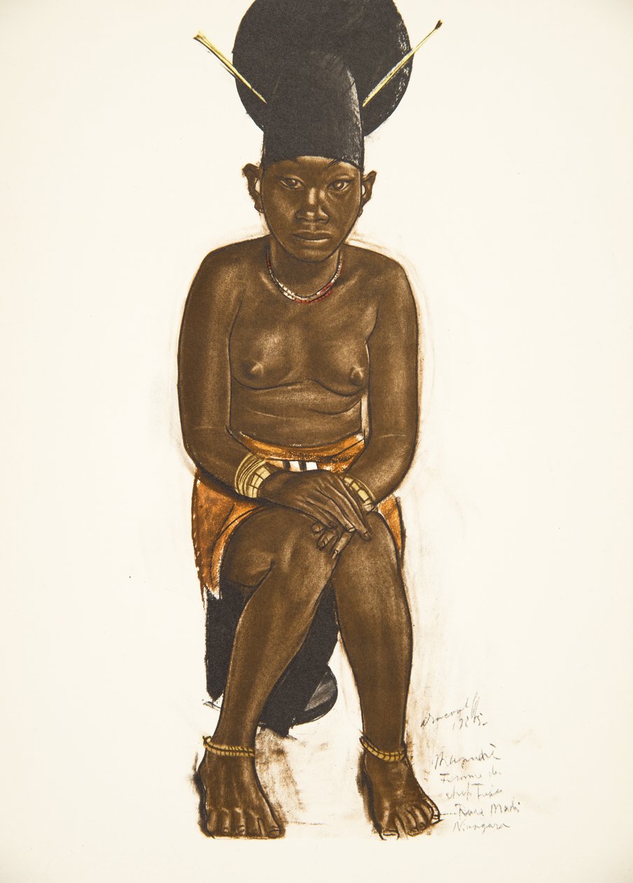 Napudre, Femme de Tuba (Niangara) Haut Ouelle, from Dessins et Peintures d
