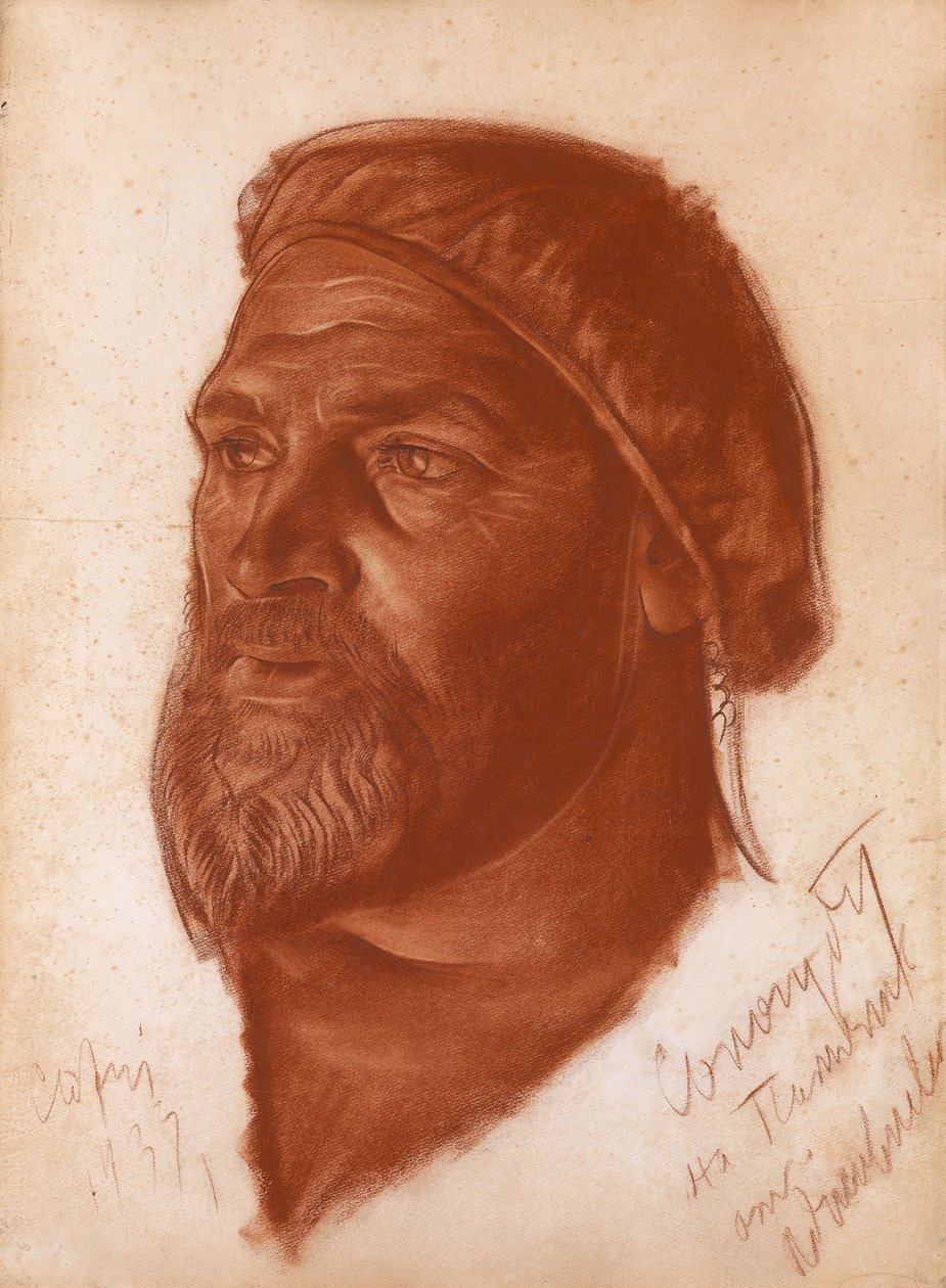 Portrait of the architect Leonid Romanovich Sologub 1884-1956 by Alexander Yevgenyevich Yakovlev