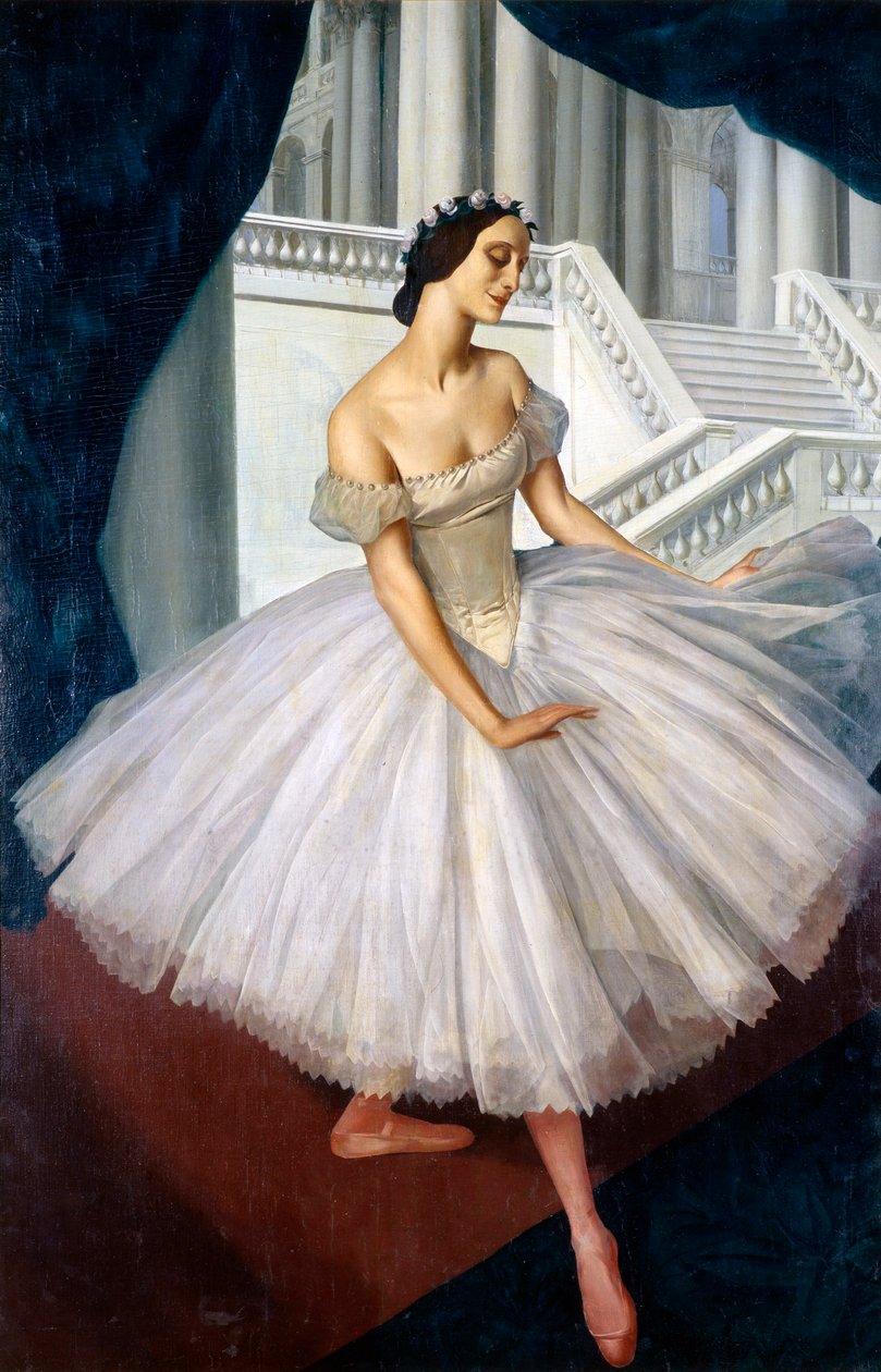 Portrait of the ballerina Anna Pavlova 1881-1931, 1924 by Alexander Yevgenyevich Yakovlev