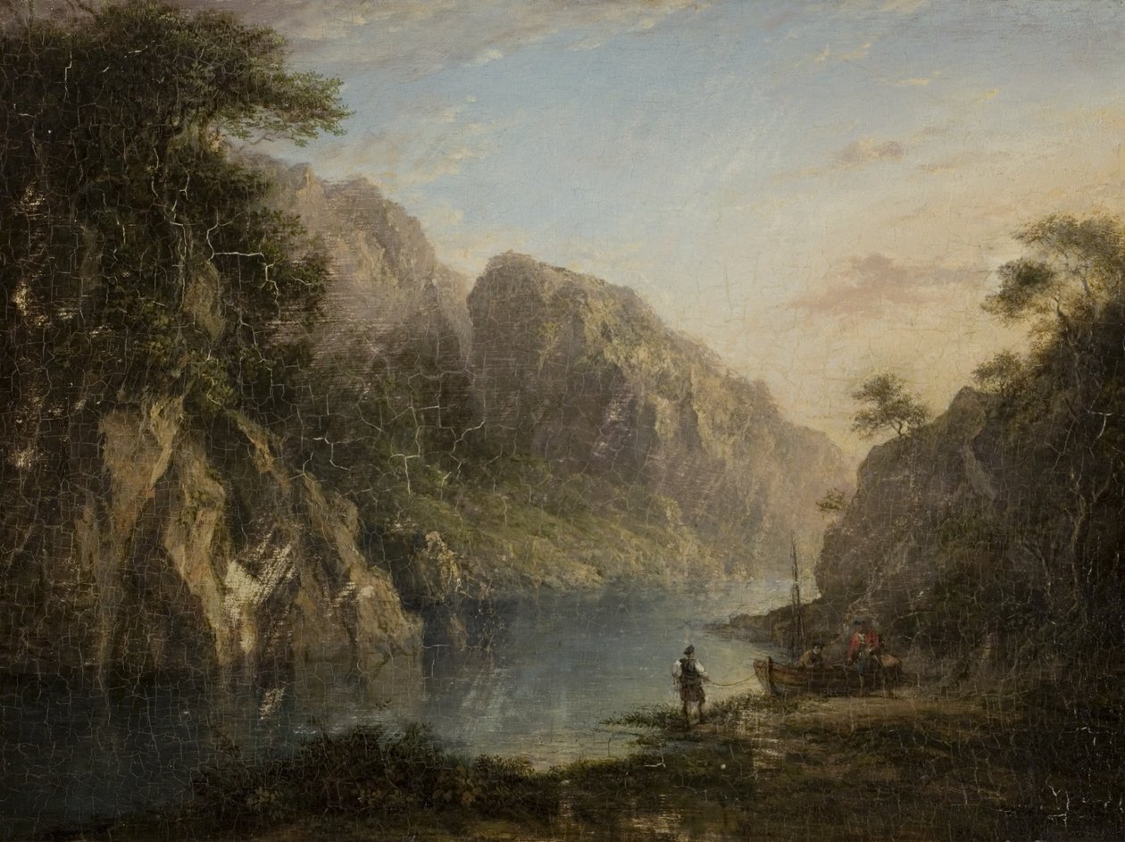 Pass of the Cows, Highlands, late 18th-early 19th century by Alexander after Nasmyth