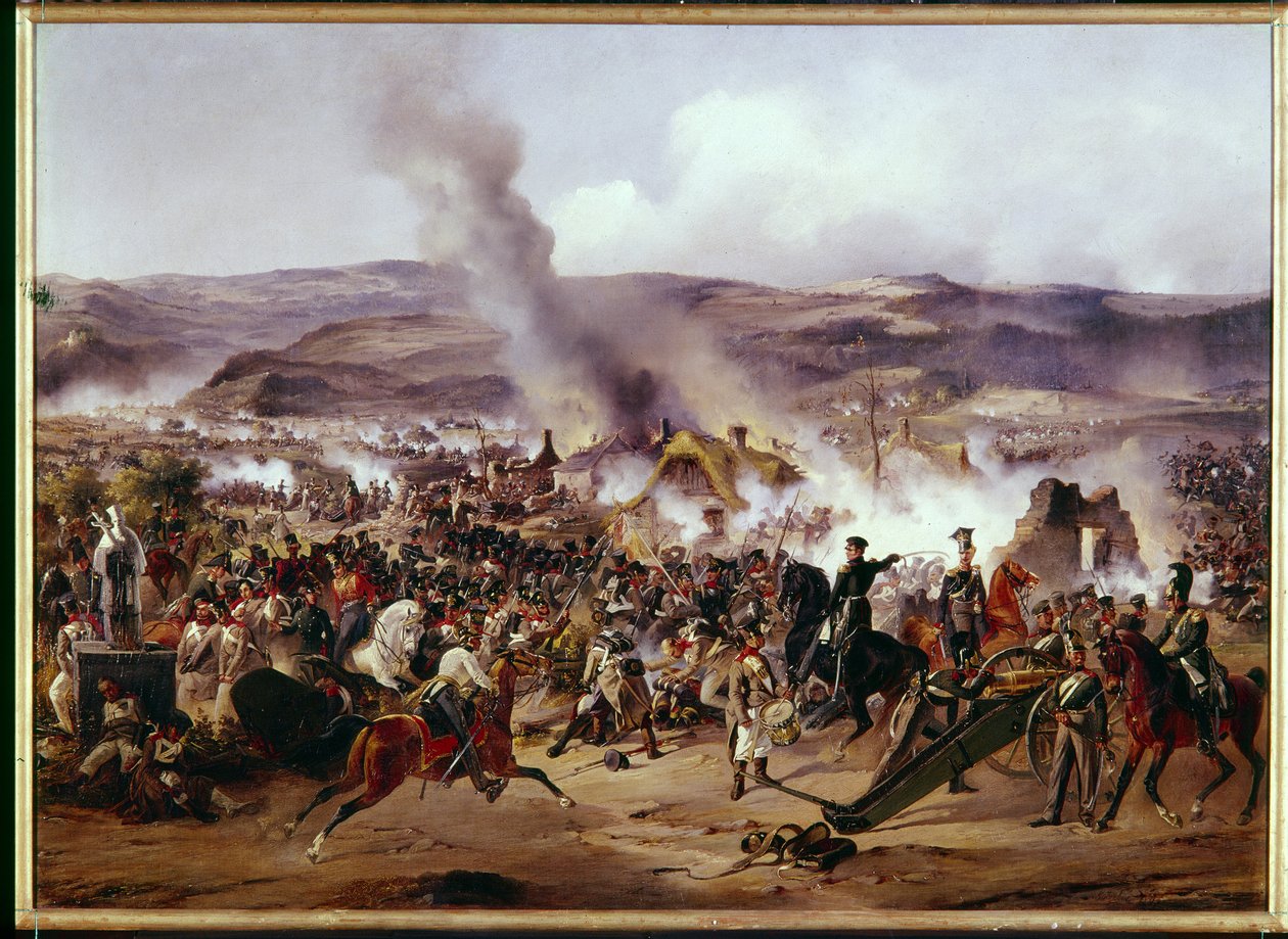Napoleonic Wars: The Battle of Kulm (Chlumec) in Bohemia on 30 August 1813 by Alexander von Kotzebue