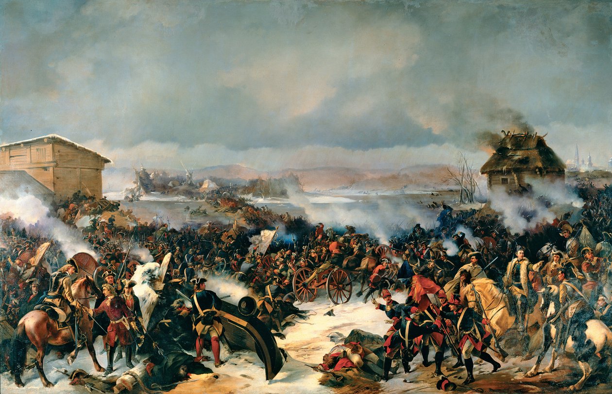The Battle of Narva, November 19, 1700 by Alexander von Kotzebue