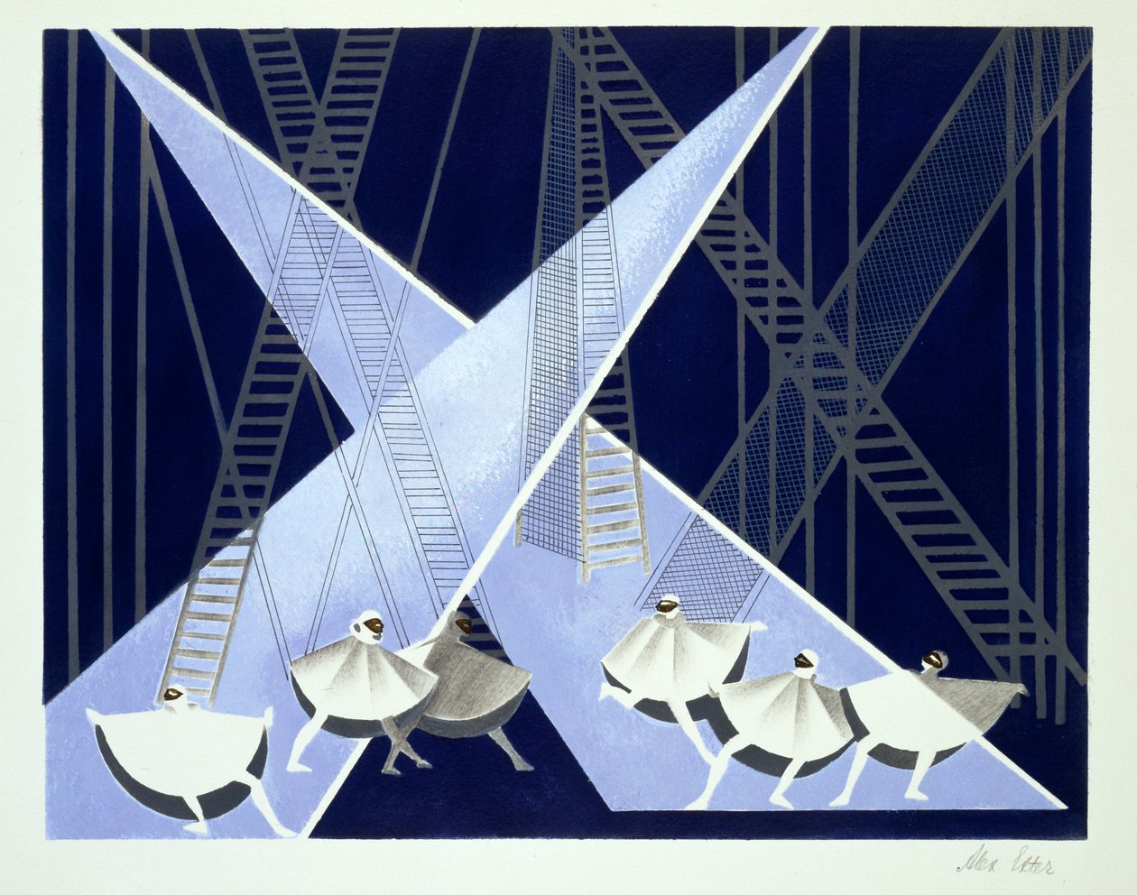 Set Design for a Ballet, illustration from 