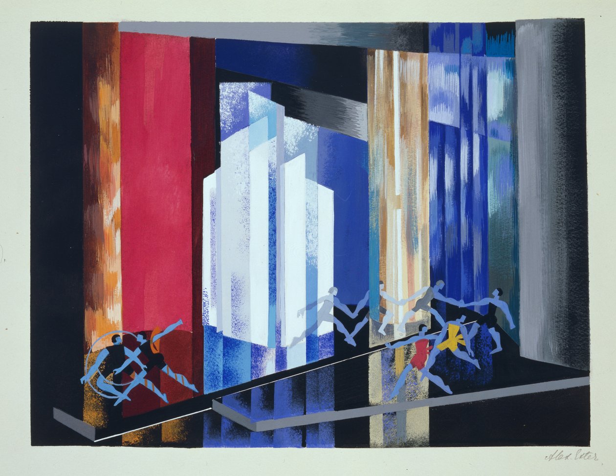 Set Design for a Ballet, illustration from 