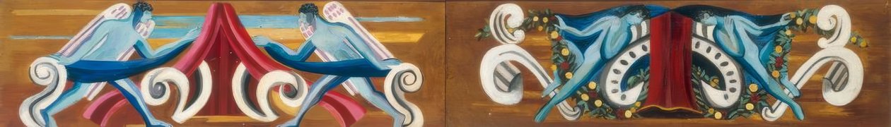 Two Stage Design Drafts by Alexandra Alexandrowna Exter
